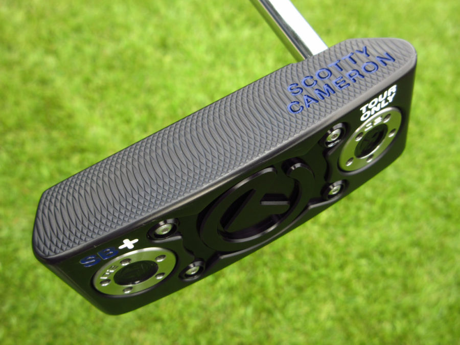 scotty cameron tour only black sss deep milled squareback plus sb+ select circle t 360g putter golf club