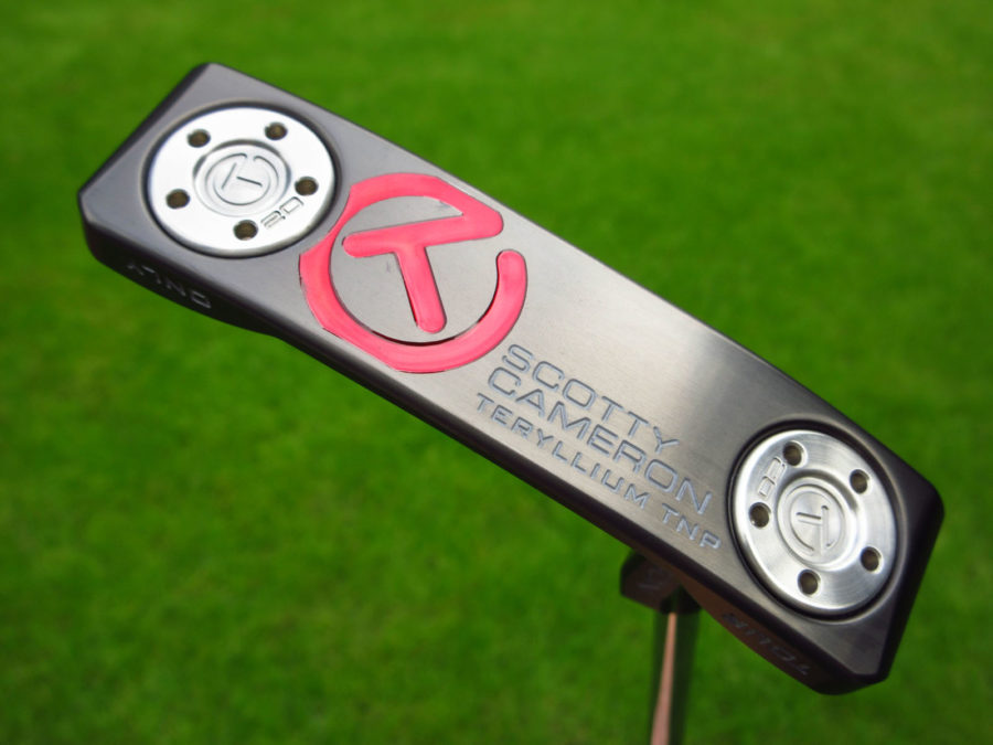 scotty cameron tour only black t22 newport teryllium circle t putter golf club