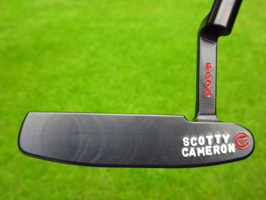 scotty cameron tour only brushed black carbon 009 beach prototype circle t 350g putter golf club