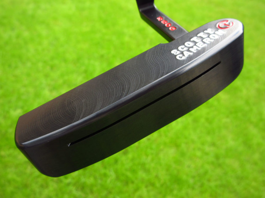 scotty cameron tour only brushed black carbon 009 beach prototype circle t 350g putter golf club