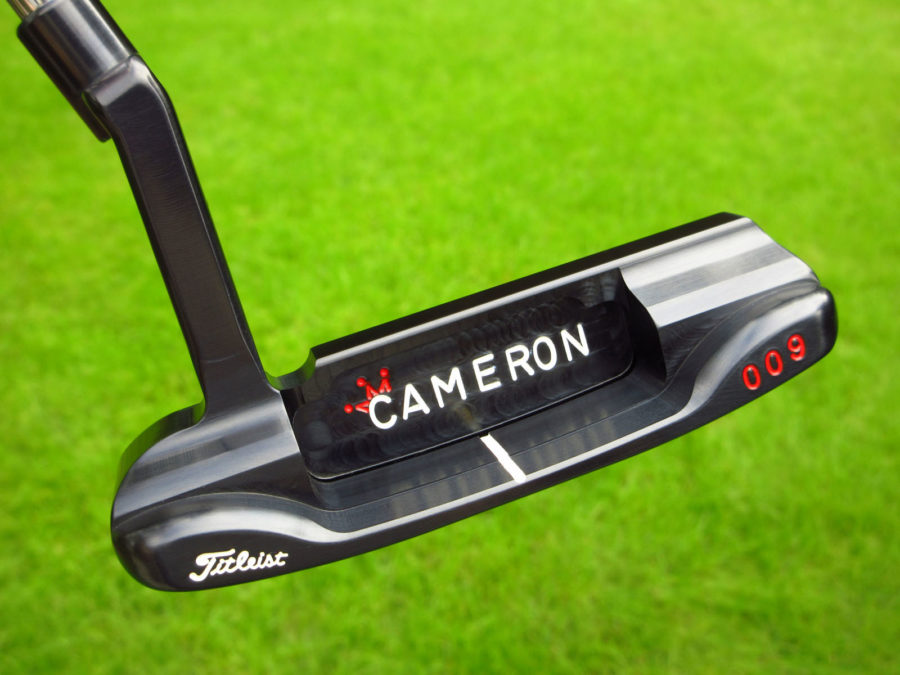 scotty cameron tour only brushed black carbon 009 beach prototype circle t 350g putter golf club