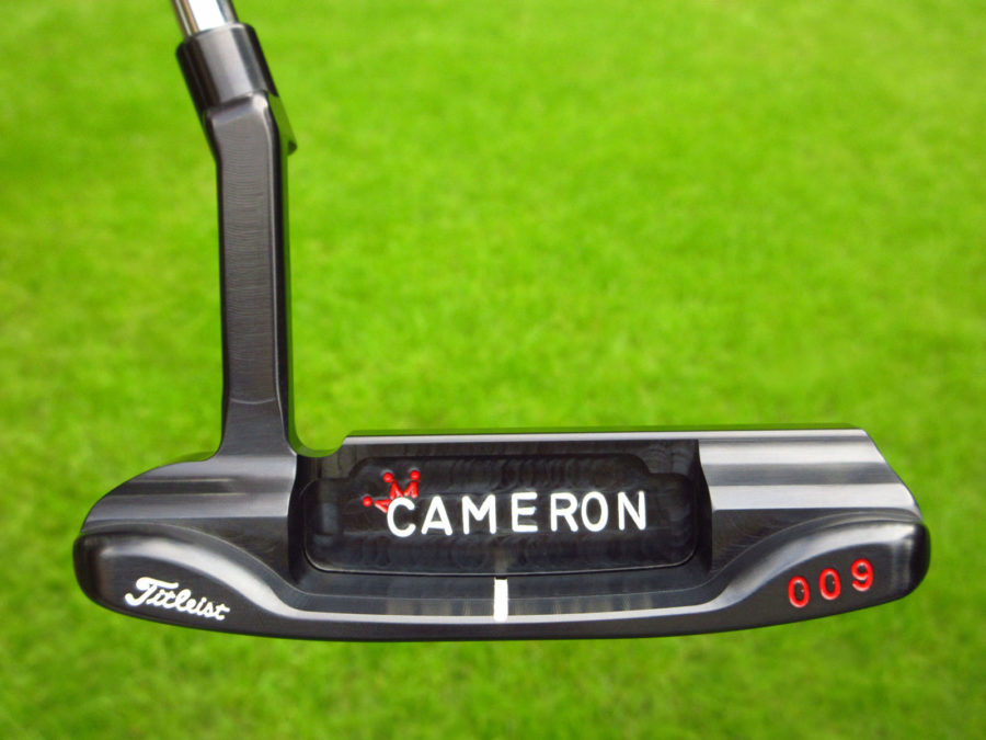 scotty cameron tour only brushed black carbon 009 beach prototype circle t 350g putter golf club