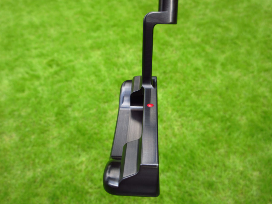 scotty cameron tour only brushed black carbon 009 prototype circle t 350g putter with scotty dog golf club