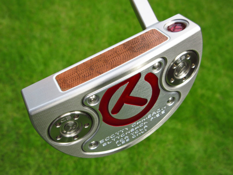 scotty cameron tour only buttonback flowback 5.5 f5.5 teryllium insert circle t flojet neck putter golf club