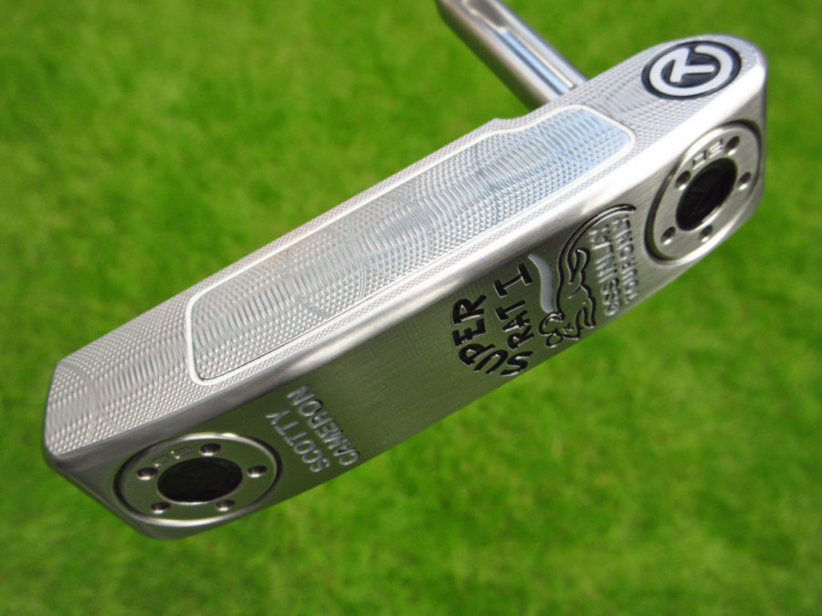 scotty cameron tour only silver mist masterful super rat gss insert circle t putter golf club with sight dot