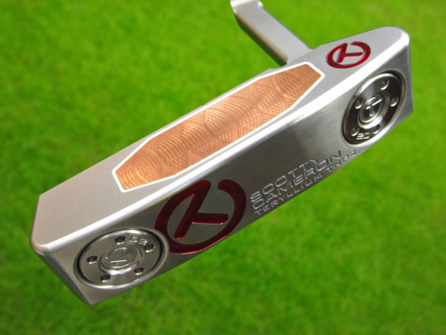 scotty cameron tour only sss silver t22 newport 2 teryllium circle t putter golf club with top line