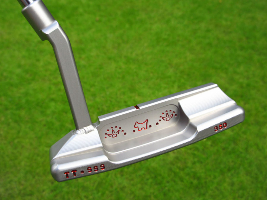 scotty cameron tour only sss timeless tourtype circle t putter 350g with welded mid neck and scotty dog stamp golf club