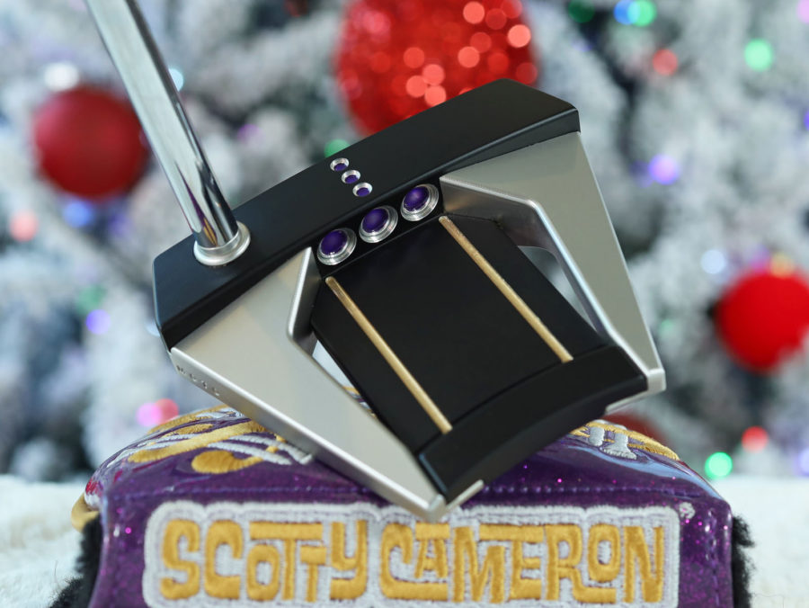 scotty cameron moto phantom x 6 cash is king purple and gold gallery putter golf club