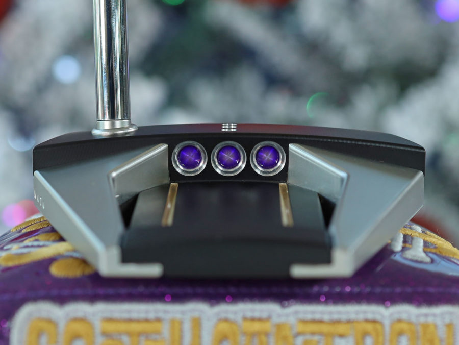 scotty cameron moto phantom x 6 cash is king purple and gold gallery putter golf club