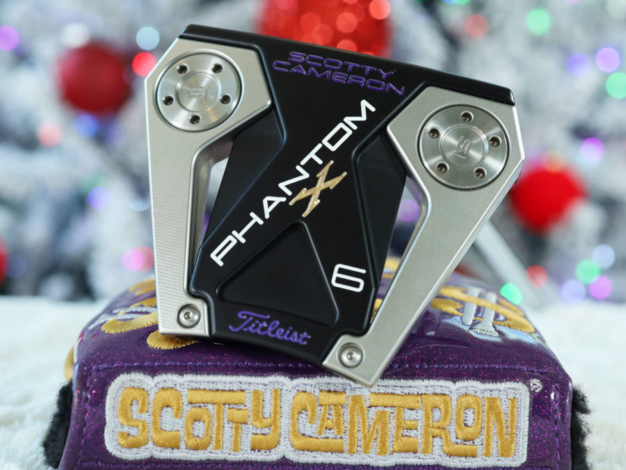 scotty cameron moto phantom x 6 cash is king purple and gold gallery putter golf club