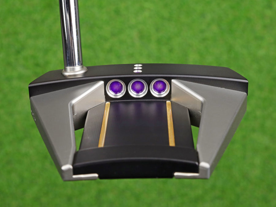 scotty cameron moto phantom x 6 purple and gold cash is king putter golf club