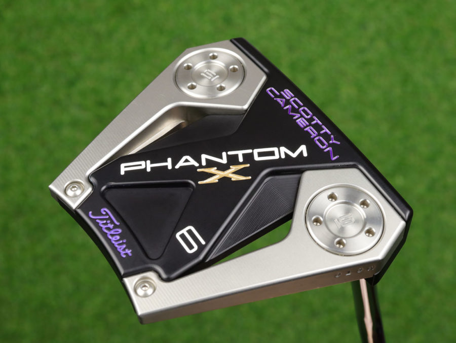 scotty cameron moto phantom x 6 purple and gold cash is king putter golf club