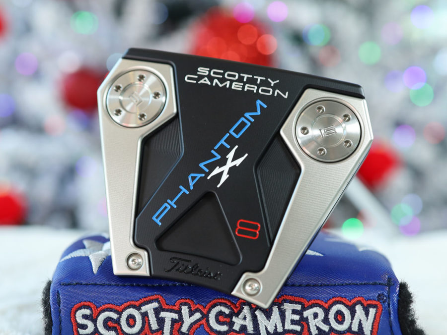 scotty cameron moto phantom x 8 usa red white and blue gallery putter golf club