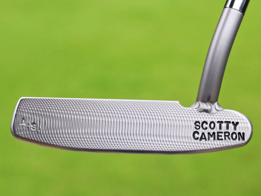 scotty cameron tour only deep milled sss masterful 009m circle t 350g putter with welded 1.5 round neck and multi characater tour stampings in cavity golf club