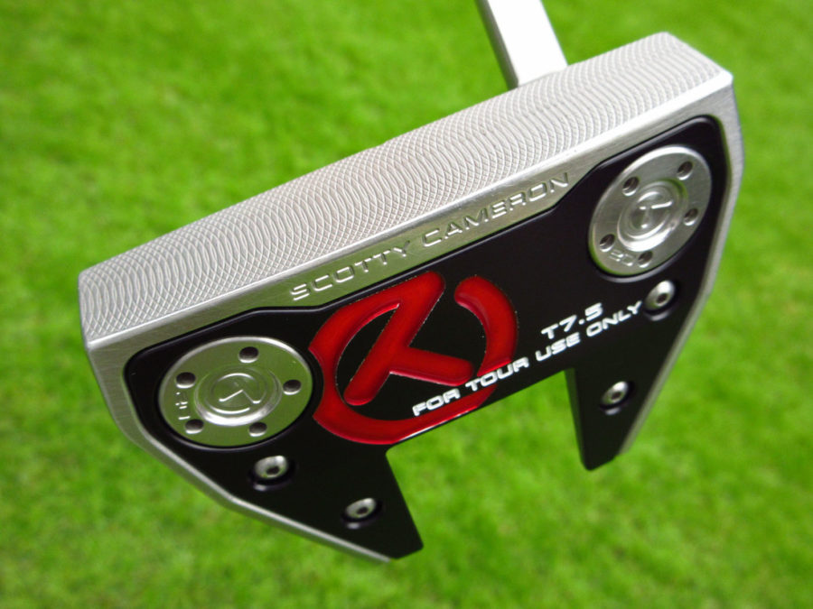 scotty cameron tour only sss phantom x t7.5 welded flojet neck circle t putter golf club