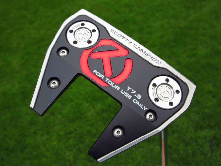 scotty cameron tour only sss phantom x t7.5 welded flojet neck circle t putter golf club