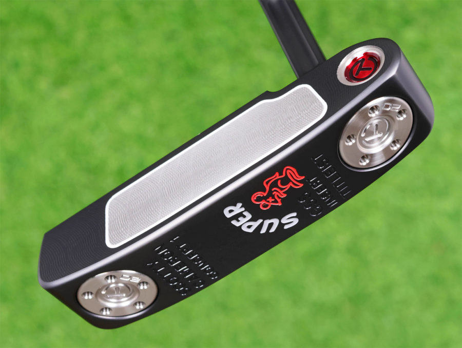 scotty cameron tour only black super rat concept 1 gss insert circle t 360g putter with top line golf club