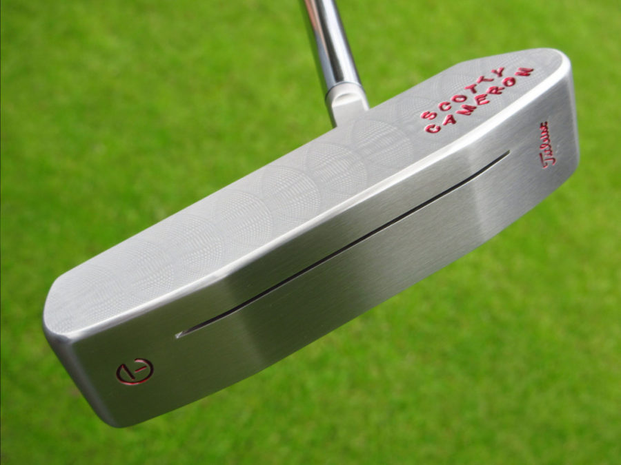 scotty cameron tour only sss newport 2 beach welded centershaft neck circle t putter golf club with three alignment dots