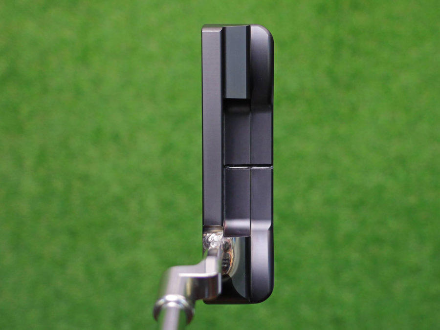 scotty cameron tour only two tone black and sss t22 newport teryllium circle t 360g putter with welded and polished sss plumber neck golf club