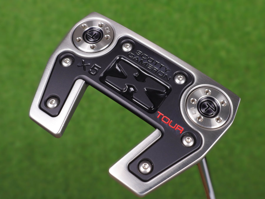 scotty cameron tour only sss futura x5 circle t 360g putter with welded knucklehead neck golf club