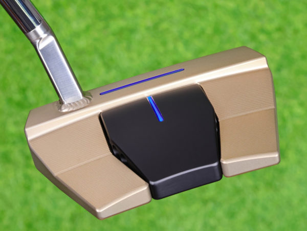 scotty cameron tour only two tone chromatic bronze phantom x t9.5 circle t 360g putter with welded polished sss flojet neck and translucent blue t line golf club