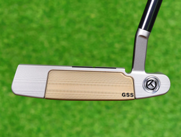 scotty cameron tour only two tone chromatic bronze and sss laguna 1.5 tsl select gss insert circle t 360g putter with black shaft and tom kim style t line golf club