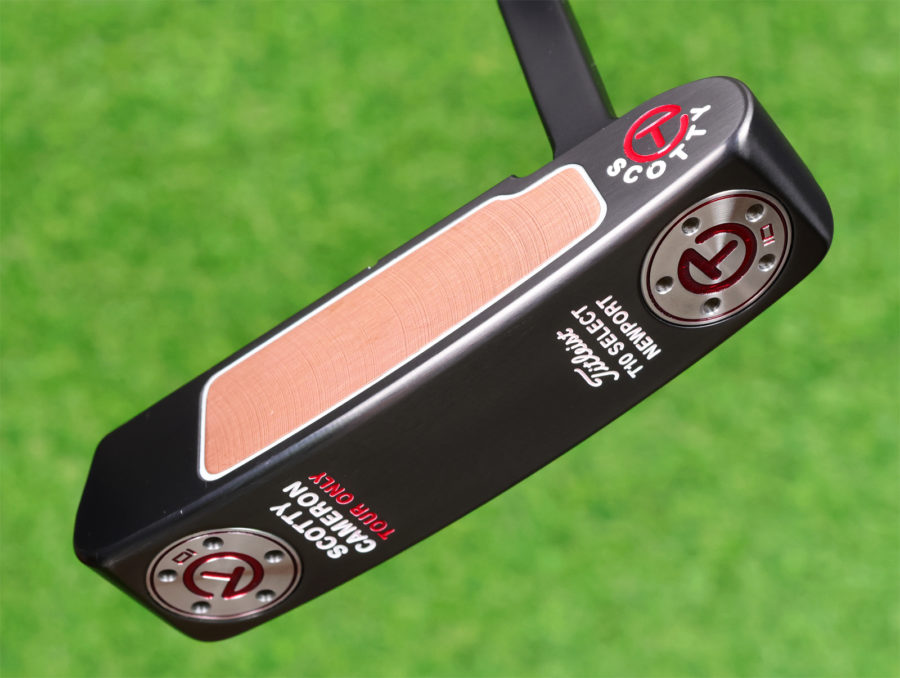 scotty cameron tour only black mist t10 newport buttonback teryllium circle t 340g putter with top line golf club