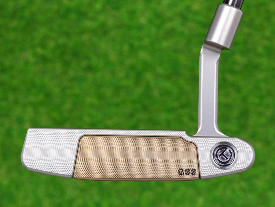 scotty cameron tour only two tone sss tnp newport concept 1 select chromatic bronze gss insert circle t 360g putter golf club with sight dot and black shaft