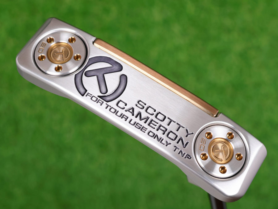 scotty cameron tour only two tone sss tnp newport concept 1 select chromatic bronze gss insert circle t 360g putter golf club with sight dot and black shaft