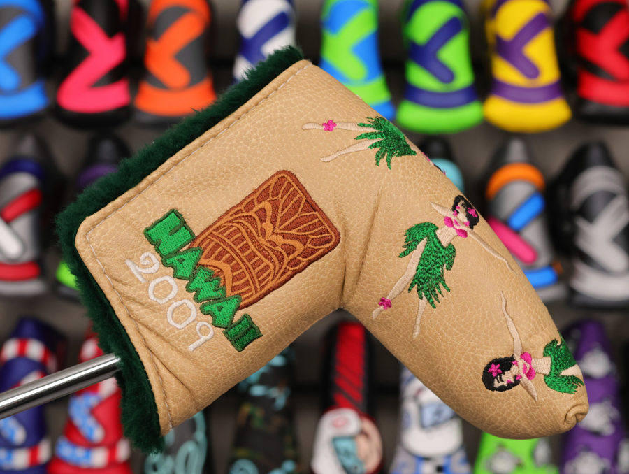 scotty cameron limited release 2009 tan hula girl sony open in hawaii blade headcover