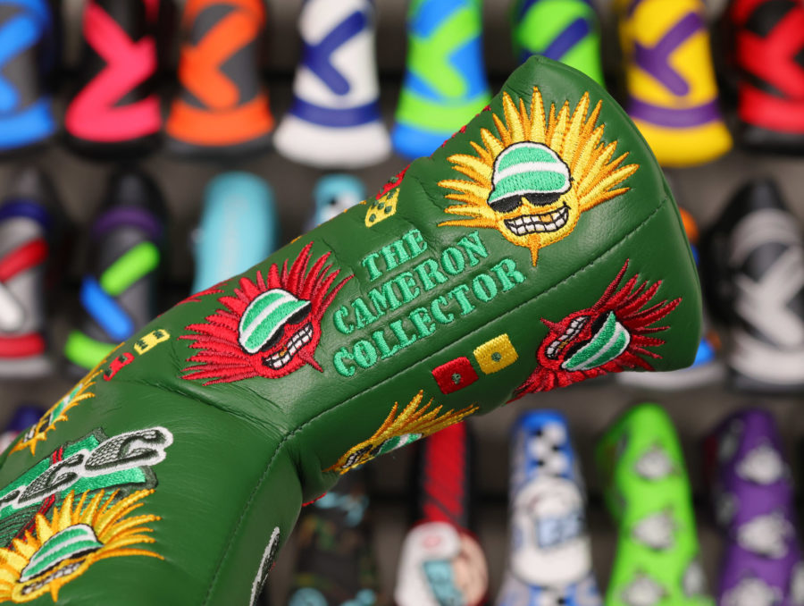 scotty cameron 2023 the cameron collector limited gambler release agave man green blade headcover
