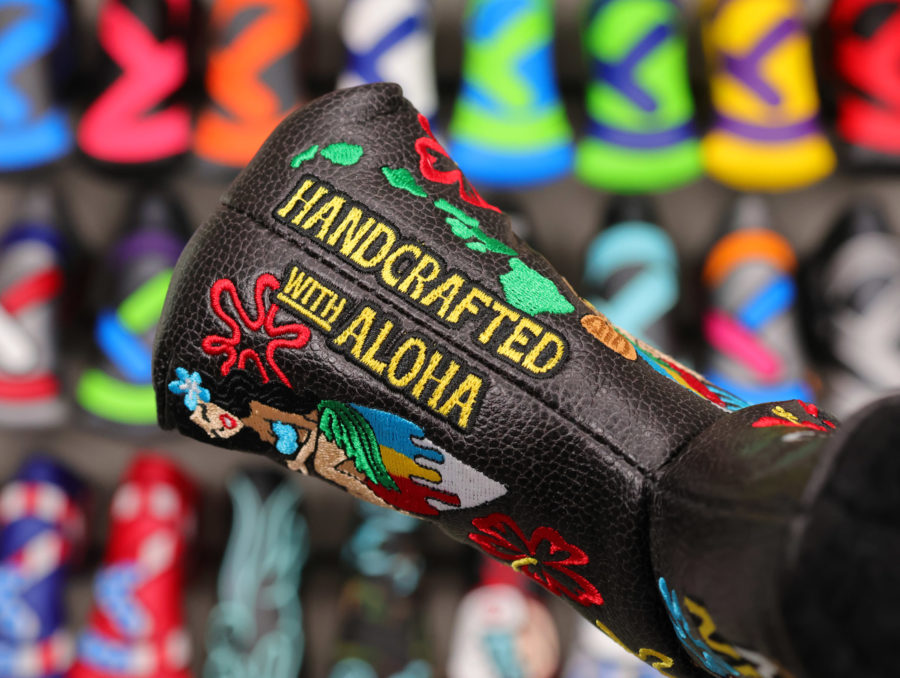 scotty cameron 2025 limited release black hula girl sony open in hawaii shaved ice blade headcover