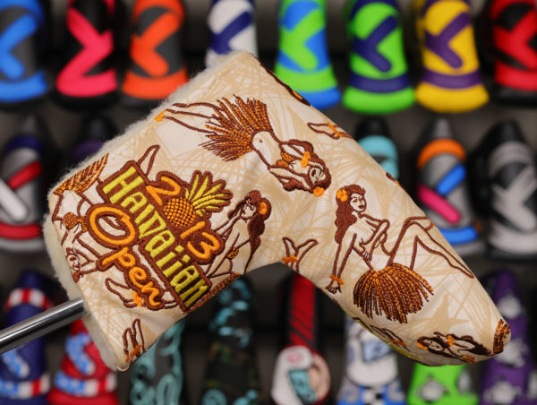 scotty cameron for tour use only 2013 tan hula girl sony open in hawaii circle t blade headcover