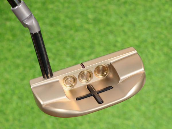 scotty cameron tour only deep milled chromatic bronze fastback plus fb+ select circle t 360g with knucklehead neck black shaft and top line golf club