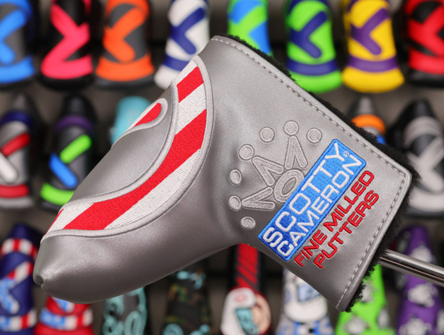 scotty cameron tour only silver usa industrial circle t mid mallet headcover