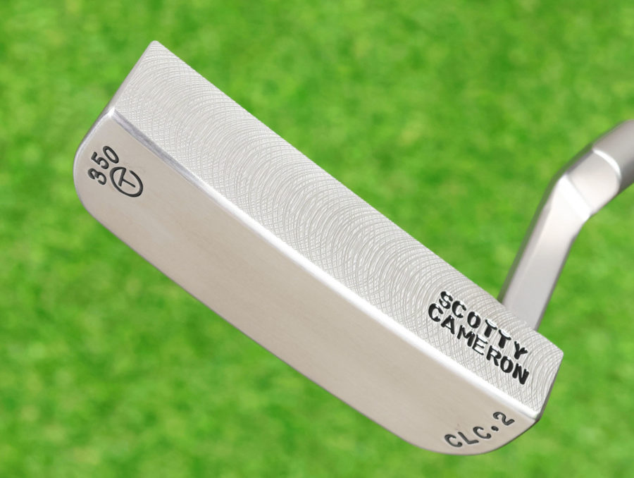 scotty cameron tour only sss craftsman coronado clc.2 circle t 350g putter with welded plumber neck and sight dot golf club