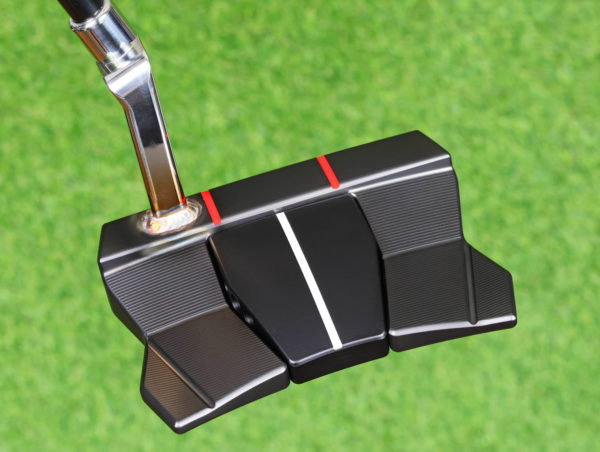 scotty cameron tour only two tone black sss phantom x t11.5 circle t putter with welded and polished sss neck dual top lines and black circle t shaft golf club