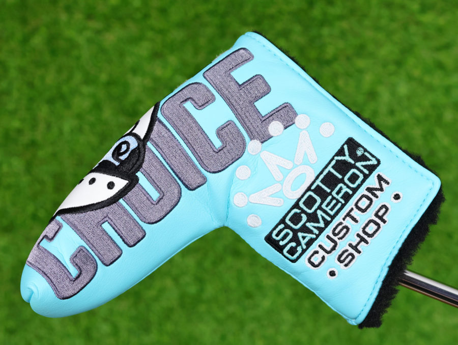 scotty cameron limited release custom shop tiffany scotty blue champs choice blade putter headcover for golf club