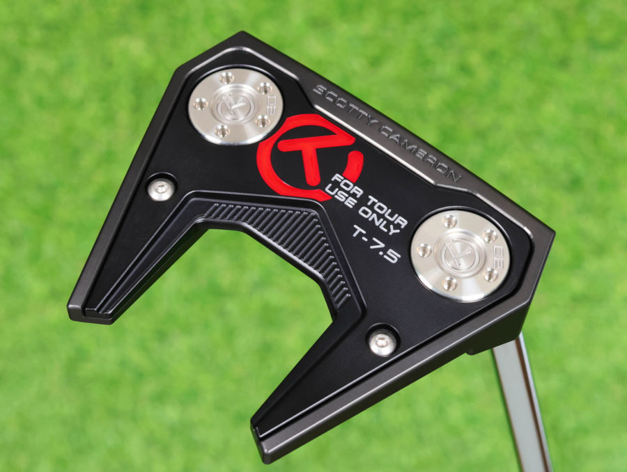 scotty cameron tour only 2025 black sss phantom t7.5 circle t 360g putter with welded flojet neck and top line golf club