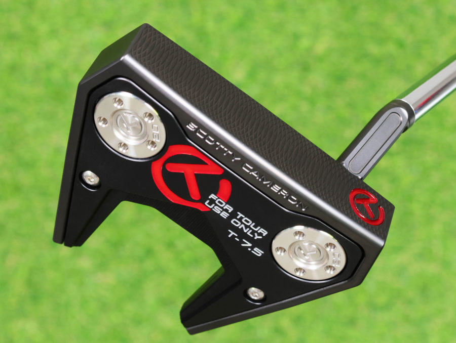 scotty cameron tour only 2025 black sss phantom t7.5 circle t 360g putter with welded flojet neck and top line golf club
