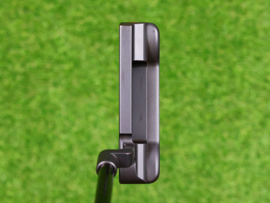scotty cameron tour only 3x black carbon steel masterful 009m circle t 350g putter with peace sign tour bulldog and 7 point crowns stampings and extreme toe circle t stamp golf club
