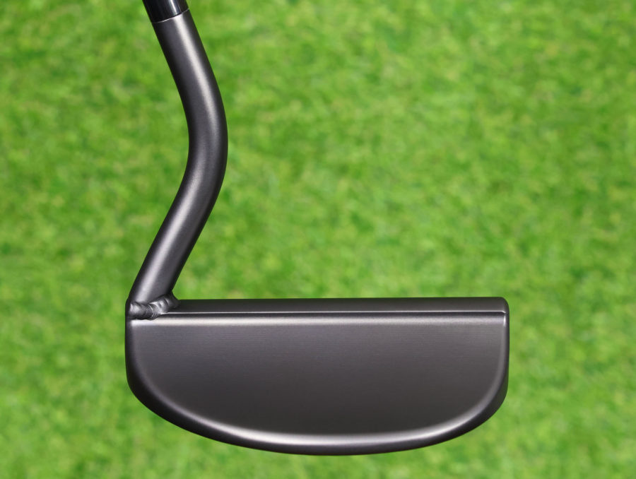 scotty cameron tour only black smooth milled face golo m3 circle t 360g with welded swan neck and black shaft golf club