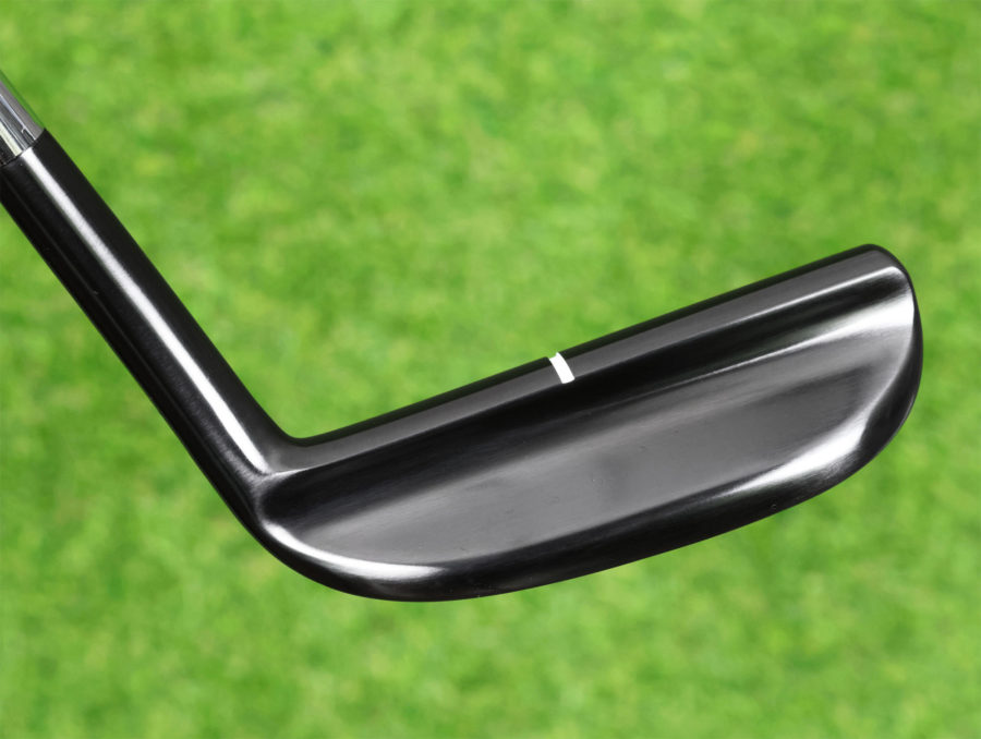 scotty cameron tour only brushed black carbon napa handstamped circle t 350g putter with script titleist stamp and top line golf club