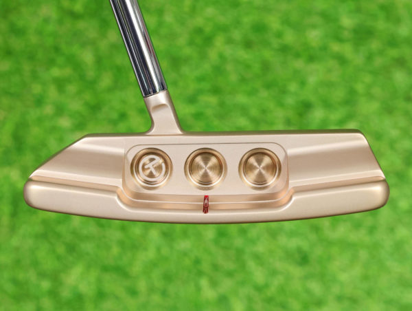scotty cameron tour only chromatic bronze sss deep milled newport 2.6 select centershaft circle t 360g putter golf club