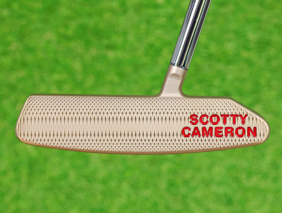 scotty cameron tour only chromatic bronze sss deep milled newport 2.6 select centershaft circle t 360g putter golf club
