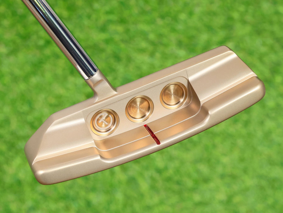 scotty cameron tour only chromatic bronze sss deep milled newport 2.6 select centershaft circle t 360g putter golf club