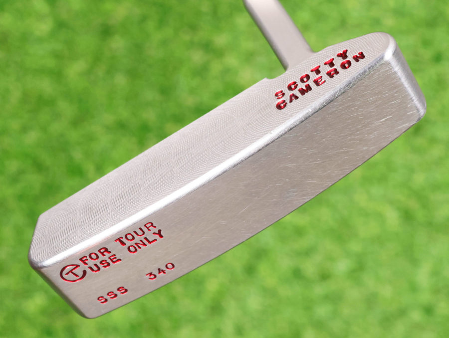 scotty cameron tour only sss timeless newport 2 circle t 340g putter with tiger woods style sight dot golf club