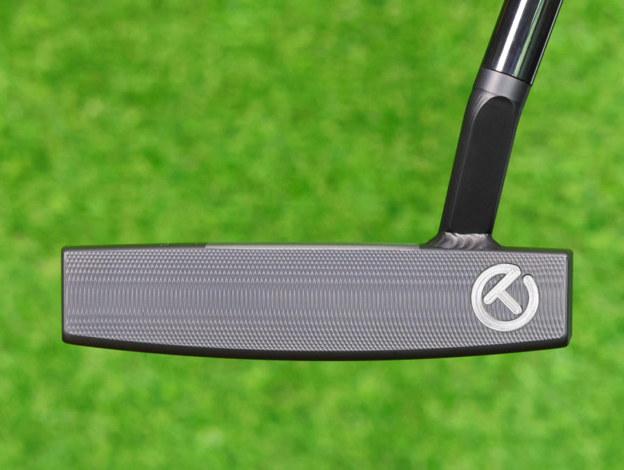 scotty cameron tour only two tone black and silver sss phantom x t5.5 circle t 360g putter with black shaft and welded flojet neck golf club