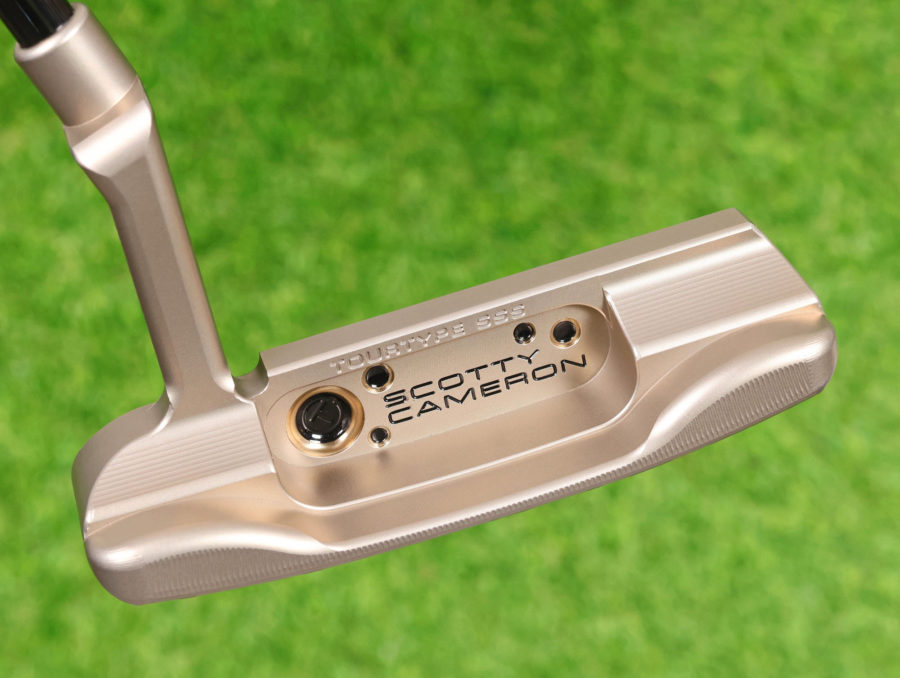 scotty cameron tour only chromatic bronze sss masterful tourtype circle t 360g naked putter with black shaft golf club