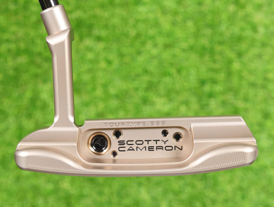scotty cameron tour only chromatic bronze sss masterful tourtype circle t 360g naked putter with black shaft golf club